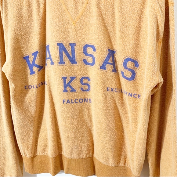 Me to We Kansas Christian College Inside Out Crewneck Long Sleeve Sweatshirt Fal - Picture 4 of 9